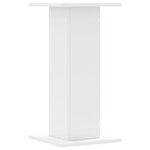 vidaXL Supports pour plantes 2 Pièces blanc 30x30x60 cm bois d'ingénierie