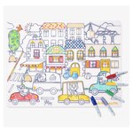 Set de table a colorier en silicone - COLLAB SUPERPETIT X MOULIN ROTY POPIPOP