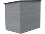 Coffre de jardin en bois "Caja" - 137 x 91 x 121 cm - Anthracite