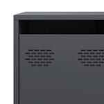 vidaXL Buffet anthracite 135x39x103 5 cm acier laminé à froid