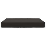 vidaXL Coussin de canapé d'extérieur Noir 80 x 80 x 8 cm Polyester