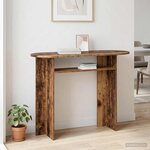 vidaXL Table console Bois ancien 100 x 39 5 x 75 cm Bois d'ingénierie