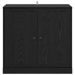vidaXL Buffet Chêne noir 70 x 35 5 x 67 5 cm Bois d'ingénierie