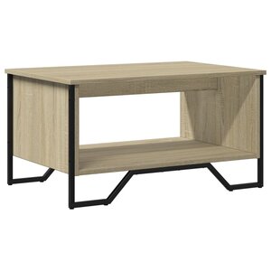vidaXL Table basse chêne sonoma 75x51x40 cm bois d'ingénierie
