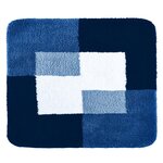 RIDDER Tapis de salle de bains Coins 55 x 50 cm Bleu 7103803