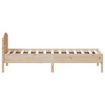 vidaXL Cadre de lit sans matelas 75x190 cm bois de pin massif