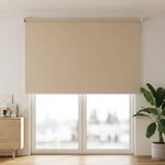 vidaXL Store enrouleur Protection UV Beige 160 x 230 cm Polyester