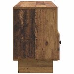 vidaXL Meuble TV Bois ancien 102 x 34 5 x 50 cm Bois d'ingénierie