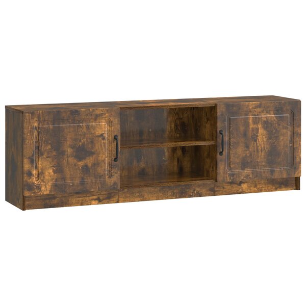 vidaXL Meuble TV Chêne fumé 150 x 31 x 47 cm Bois d'ingénierie