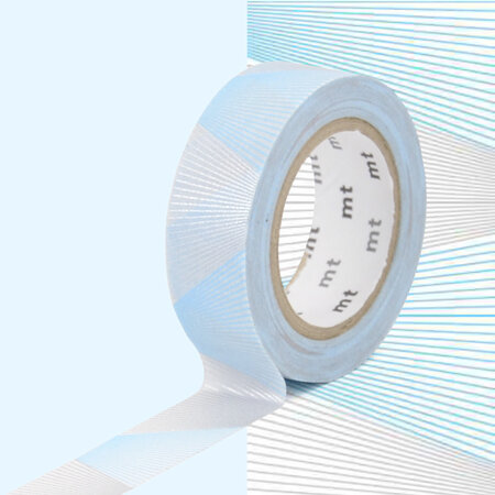 Masking Tape MT oblique argent - line silver