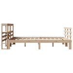 vidaXL Cadre de lit avec tête de lit sans matelas 140x200 cm