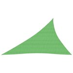 vidaXL Voile d'ombrage 160 g/m² Vert clair 3x4x5 m PEHD