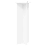 vidaXL Support de Plante 2 pièces Blanc Ø40 x 100 cm Bois d'ingénierie