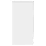 vidaXL Store enrouleur occultant 44 4 x 100 cm  largeur du tissu 40 cm  blanc cassé