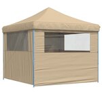 vidaXL Tente de fête Beige 292 x 292 x 315 cm Tissu Oxford