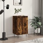 vidaXL Buffet chêne fumé 40x35x70 cm bois d'ingénierie