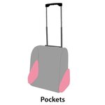 FLAMINGO Caisse pour animaux de compagnie Tirza Gris 38x26x46 cm