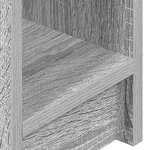 vidaXL Tables de chevet avec tiroir 2 Pièces sonoma gris 20x36x60 cm