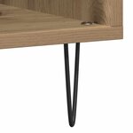 vidaXL Meuble à vinyles Bois ancien 85 x 38 x 89 cm Bois d'ingénierie