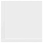 vidaXL Étagères murales 2 Pièces blanc 100x16 5x16 5 cm bois d'ingénierie
