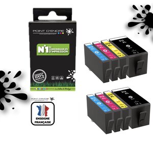 912XL - 2 X Pack de 4 Cartouches D'encre Noir/Cyan/Magenta/ Jaune - Grande capacité