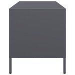 vidaXL Meuble TV anthracite 68x39x43 5 cm acier laminé à froid