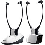 Casque tv duo geemarc cl7350 optique - stéthoscopiques pour sénior