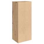 vidaXL Bibliothèque chêne artisanal 31x24x77 cm bois d'ingénierie