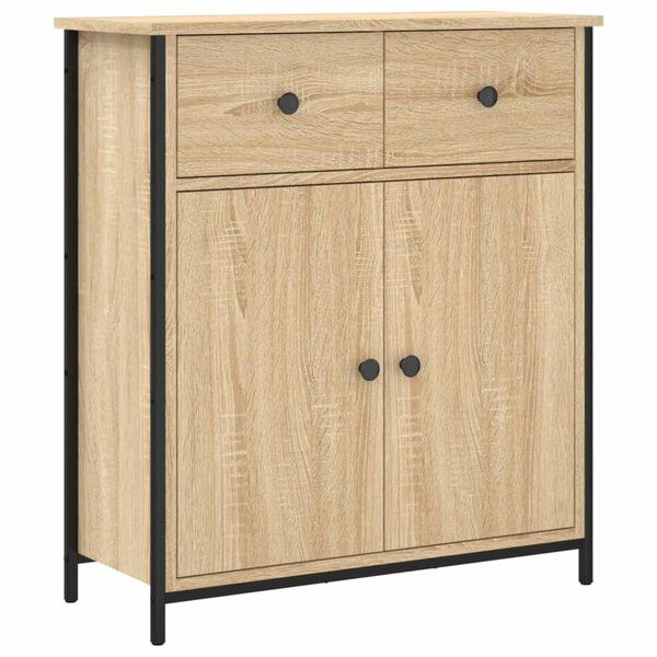 vidaXL Buffet chêne sonoma 70x30x80 cm bois d'ingénierie