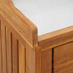 vidaXL Armoire de jardin Marron 93 x 41 5 x 98cm Bois d'Acacia Massif