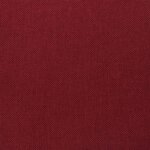 vidaXL Chaise pivotante de salle à manger Rouge bordeaux Tissu