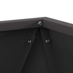 vidaXL Jardinière Noir 30 x 30 x 30 cm Acier