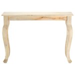 Vidaxl table console 110 x 35 x 77 cm bois de manguier massif