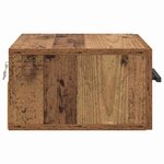 vidaXL Cabinet de chevet Bois ancien 35 x 35 x 20 cm Bois d'ingénierie