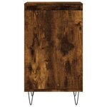 vidaXL Buffet chêne fumé 40x35x70 cm bois d'ingénierie