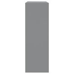 vidaXL Étagères murales sous forme de cube 3 Pièces Gris MDF