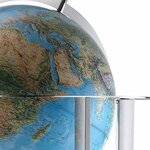 Globe terrestre lumineux sur pied Ø 50 cm - Steel Blue