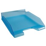 Corbeille À Courrier Combo Midi Translucide Grainé Linicolor - Turquoise - X 6 - Exacompta