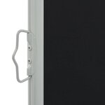 vidaXL Auvent latéral rétractable de patio 160 x 300 cm Noir