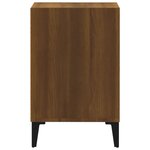 vidaXL Meuble TV Chêne marron 100x35x55 cm Bois d'ingénierie