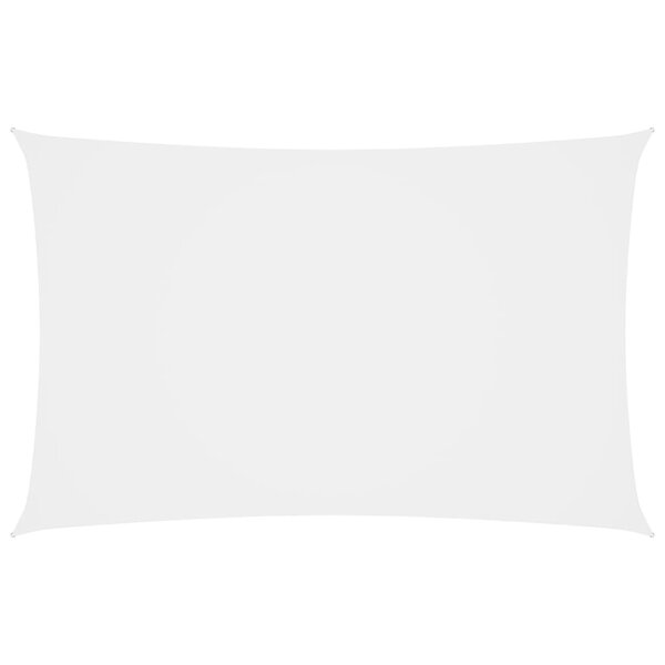 vidaXL Voile de parasol tissu oxford rectangulaire 3x6 m blanc