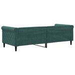 vidaXL Lit de repos sans matelas vert foncé 80x200 cm velours