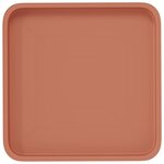 vidaXL Plateau carré à fleurs 6 Pièces Rouge brique 36 x 36 x 2.5 cm