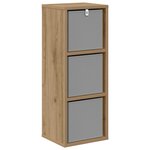 vidaXL Buffet Chêne artisanal 25 5 x 22 x 69 5 cm