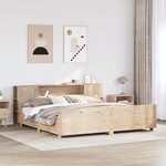 vidaXL Cadre de lit sans matelas 200x200 cm bois massif de pin