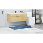 vidaXL Tapis de bain antidérapant Bleu 70 x 120 cm PP