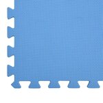 vidaXL Tapis de sol de piscine 6 Pièces Bleu 2 16 ㎡ Mousse EVA