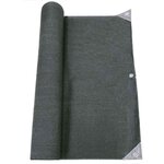 Brise vue renforcé 1.8x10 m pro gris hdpe 300gr