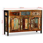 vidaXL Buffet Bois de récupération massif 120x35x76 cm