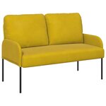vidaXL Ensembles de canapés 3 Pièces Jaune 115 x 56 x 80 cm Contreplaqué